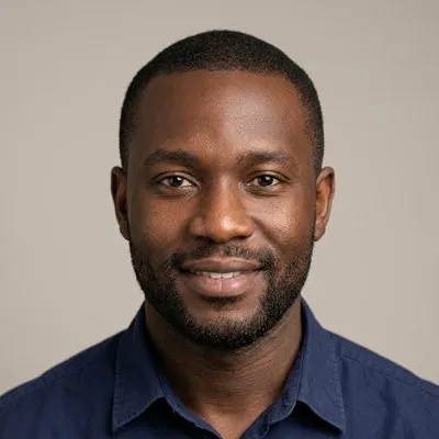 Portrait of Jordan Hale, a fictional team member.