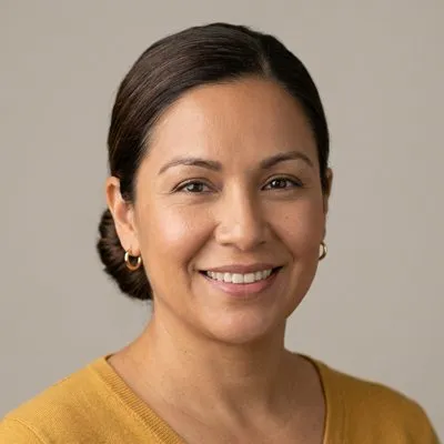 Portrait of Mia Torres, a fictional team member.
